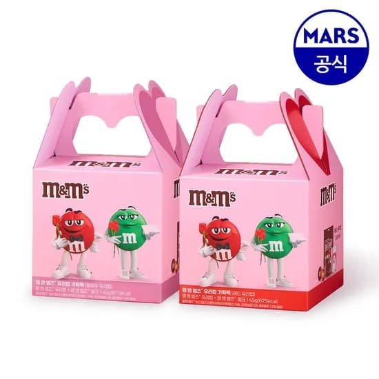 엠앤엠즈밀크 145gx2개+유리컵2개(10,900원/무배)