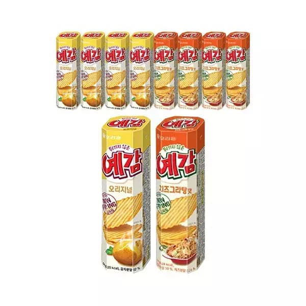 오리온 예감 오리지널 64g 5개 + 치즈 64g 5개 (티멤9,230원/무료)
