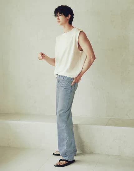 일자핏 쿨 여름 데님팬츠 (29,400원/무료배송)