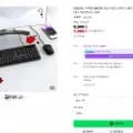 GDEVIL MK300 유선 키보드마우스세트 패드 1개