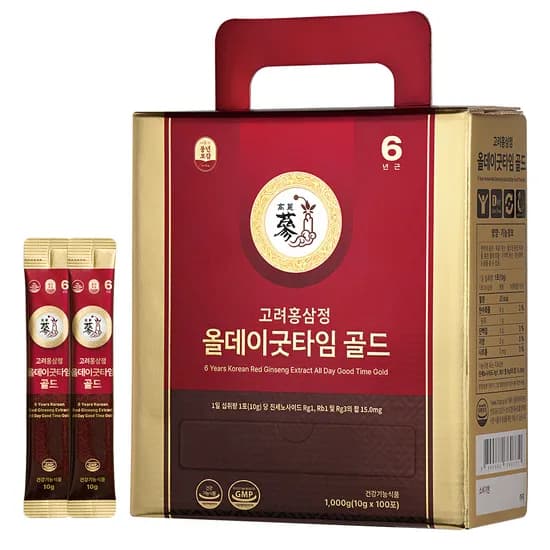 올데이굿타임 골드 홍삼스틱 100포/200포 (47,900원~/무배)