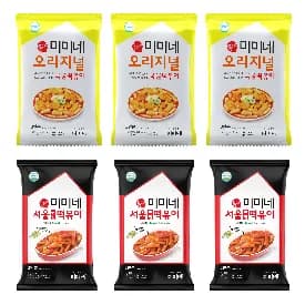 미미네 오리지널 국물떡볶이 3봉 서울 판밀떡볶이 3봉