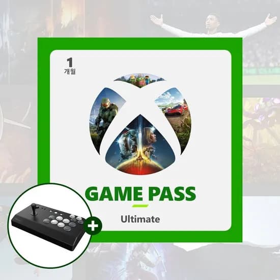 Xbox 게임패스 얼티밋 1개월+APEX 아케이드스틱 (89,900원/무료)