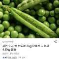 서천 노지 햇 완두콩 2kg