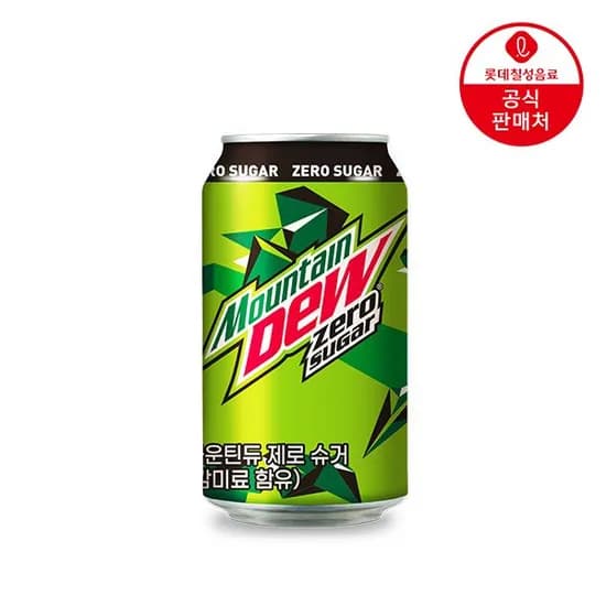 마운틴듀 제로슈거 355ml x 24개(13,860원/무료)