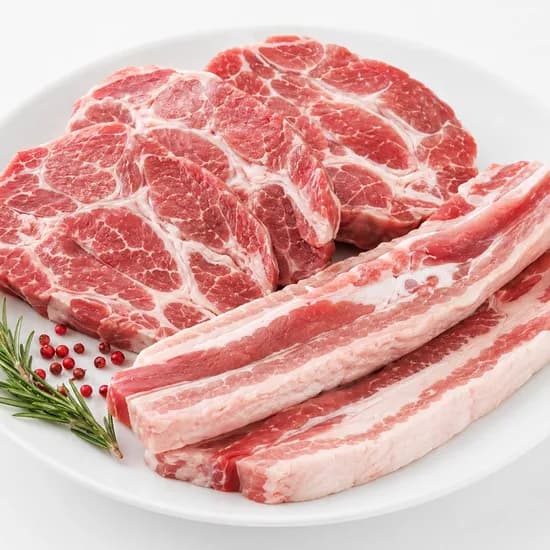 잇콕 구이용 세트 삼겹살 목살 총 1kg