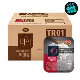 밥알이 살아있는 백미밥 200g 24개 (9,550원/무료)1