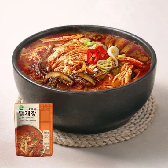 가마솥 얼큰 파닭개장 600g 4팩 (4,480원/무료)1