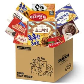 스낵24 사무실 과자 0종 탕비실 간식과자세트 (24,570원/무료배송)1