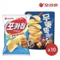 오리온 포카칩 66g 10개 + 무뚝뚝감자칩 60g 10개 외 다양 (20,320원)
