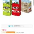 피크닉 청포도 제로 200ml 외 다양, 사과 제로 200ml, 총 2개 (14,670원)