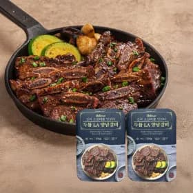 엄지레시피 초이스등급 양념LA갈비 500g x 팩 (총1kg) (32,470원/무료)2