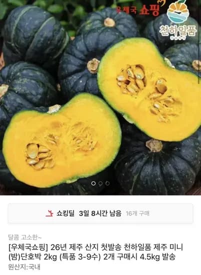 미니 단호박 2kg