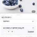 노지 블루베리 500g 2팩