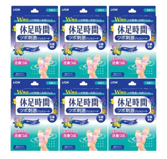 휴족시간 지압자극 쿨링시트 4매입 x 6 (15,760원/무료)