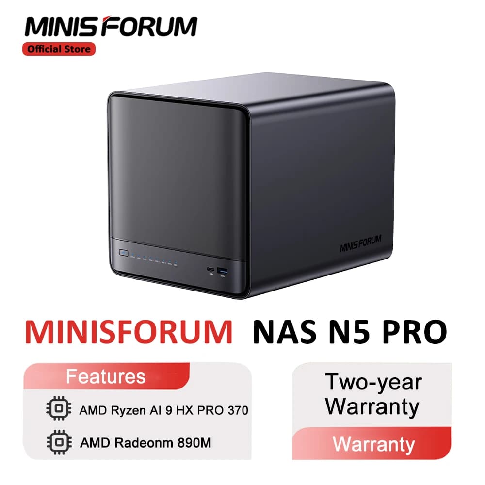 미니스포럼 N5 PRO 미니PC NAS