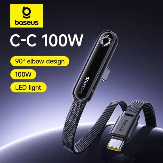 베이스어스 MVP3 엘보우 USB-C 케이블 100W