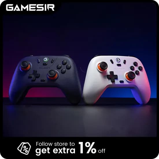 GameSir 컨트롤러 $9.22, GaN 충전기 스테이션 $27.28, HOTO 스마트 공기펌프 $41.99