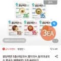 청정원 콩담백면 5종 3개