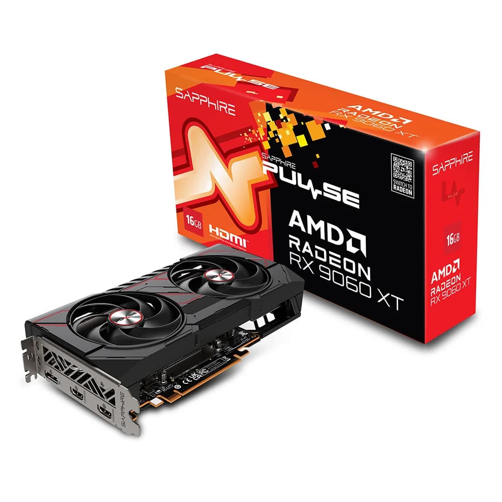 SAPPHIRE 라데온 RX 9060 XT PULSE OC D6 6GB