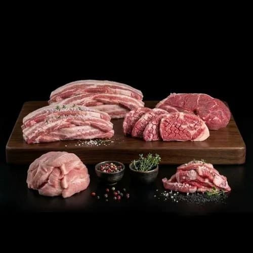 한돈 삼겹살&목살 모듬 구이 600g (15,330원/무료)