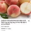 대극천 복숭아 1kg 소과 (5,900원/무료)