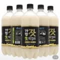 가평잣생막걸리 블랙 6도 970ml x 5병(15,840원,무배)