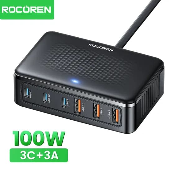 GaN 충전기 C타입 6개 A타입 4개 포트 4G 와이파이 LTE 에그 2