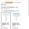 농심 백산수 유/무 라벨 랜덤 2L 12개 (티멤8,300원/무료)