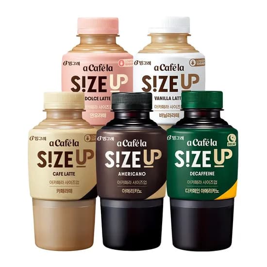 아카페라 사이즈업 5종 350ml 20개 (17,159원~/무배)