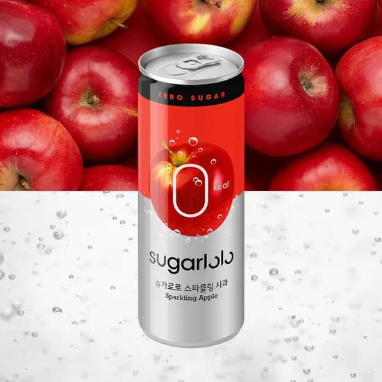슈가로로 스파클링 사과 캔 250ml 30개 (11,094원/무료)