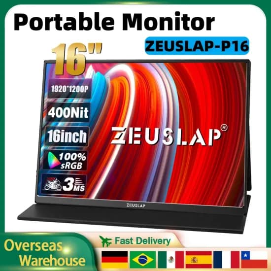 ZEUSLAP 16인치 1200P 모니터