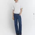 린넨 세미와이드핏 데님 팬츠 (26,200원/무료)