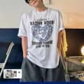 메종미네드 DOODLE HEART HALF T WHITE GREYISH BLUE (29,500원/무료)