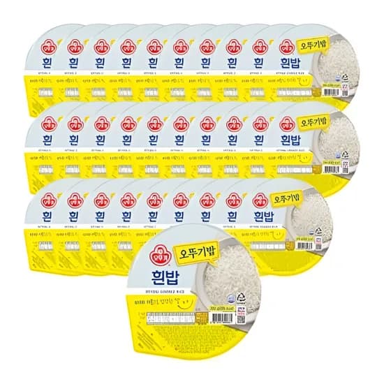 오뚜기 오뚜기밥, 200g, 30개 (26,772/무료)