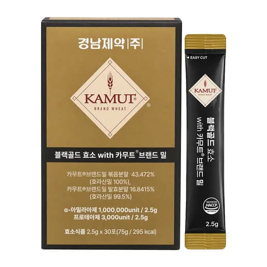 경남제약 카뮤트효소 30포 3개 (21,500원/무료배송)