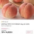 딱딱이 털복숭아 4kg 22~26과(4,820원/무배)1