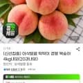 경봉 복숭아 4kg내외 (17,960원/무료)