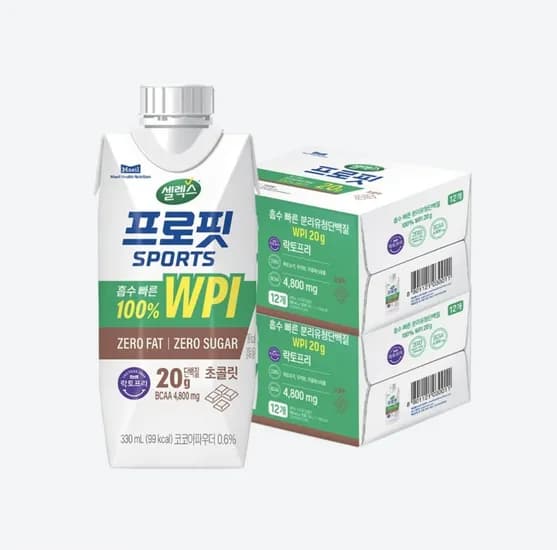 프로핏 스포츠 WPI 드링크 초콜릿 330ml 2팩 (38,413원/무료)4