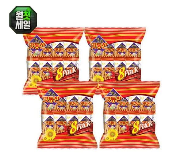 맛동산 8팩 4봉 1216g (38g 32봉) (12,960원/무료)