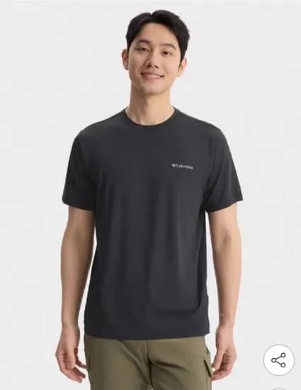 컬럼비아 전체 메쉬 트레킹 라운드 반팔 티셔츠 (22,770원/무료)