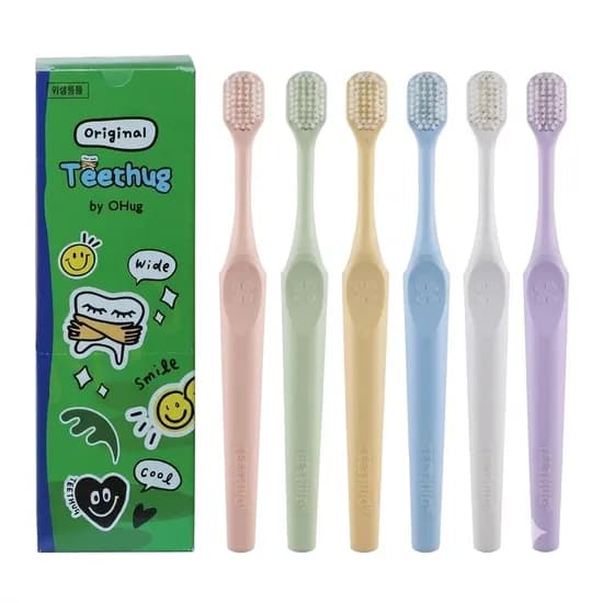 티스허그 이중 초극세모 광폭칫솔 6개 (7,900원/무료)