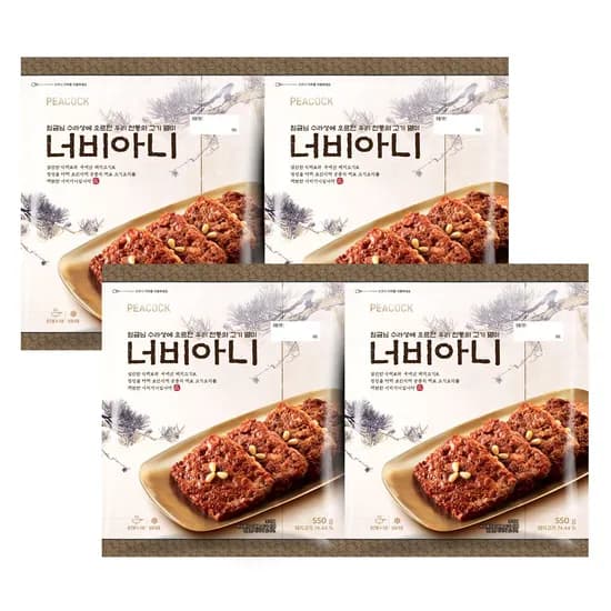 임박 피코크 너비아니 50g 4팩 (17,424원/무료)5