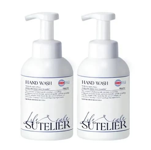 수뜰리에 클린 퍼퓸 포밍 핸드워시 510ml X 2개 ( 3,500원 / 무료배송 )
