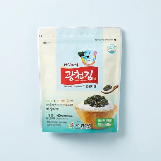 광천김 바삭바삭 모둠 광천 김자반, 40g, 0봉 (10,900원/무료배송)1