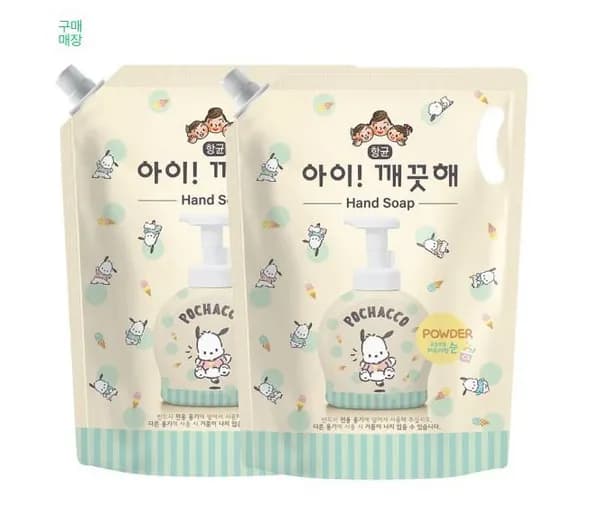 아이깨끗해X포차코 핸드워시 순향 리필 1.8L 2개 (14,90원/무료)7