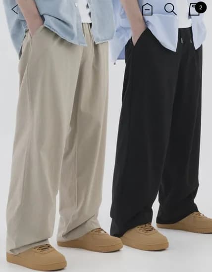 세미 와이드 팬츠 2PACK (39,05원/무료)1