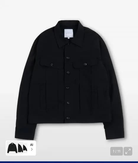 머드솔트 시어서커 트러커 자켓 블랙, 베이지 2종 택1 (35,900원/무료)