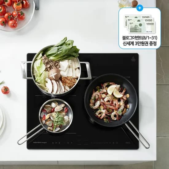 나비엔 매직 올파워 3구 인덕션 ERI-6003AF (롯데 289,275원/무료)