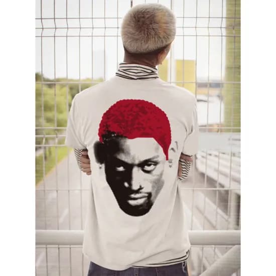 데니스 로드맨 반팔티 순면 17수 NBA 농구 티셔츠